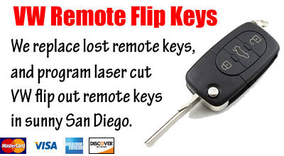  Volkswagen Keys San Diego Locksmith